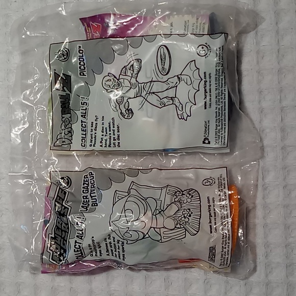 Vintage Burger King 2002 Powerpuff Girls/DragonBall Z Complete Set of 5 each (10 - Picture 7 of 10